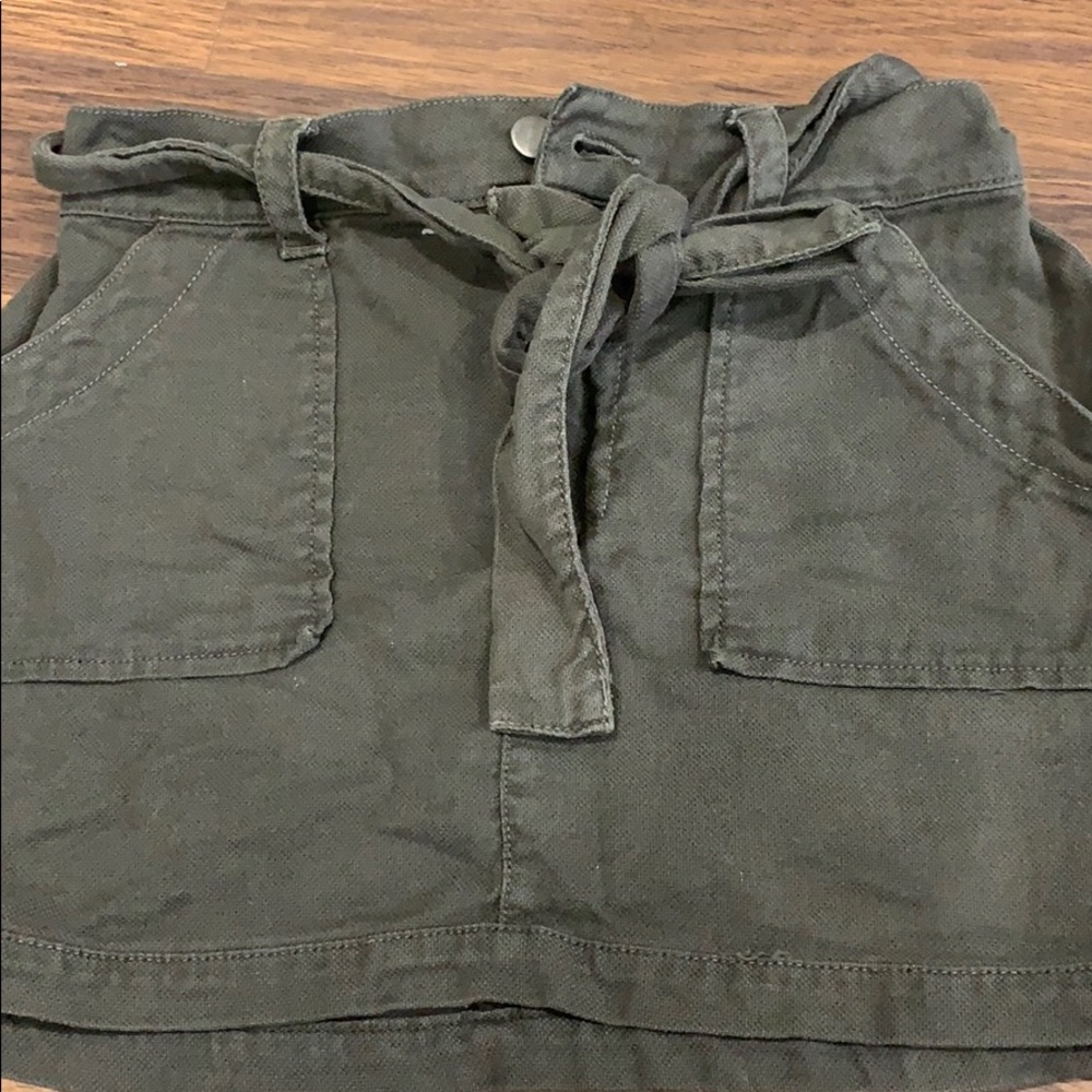 Chaser army green skirt